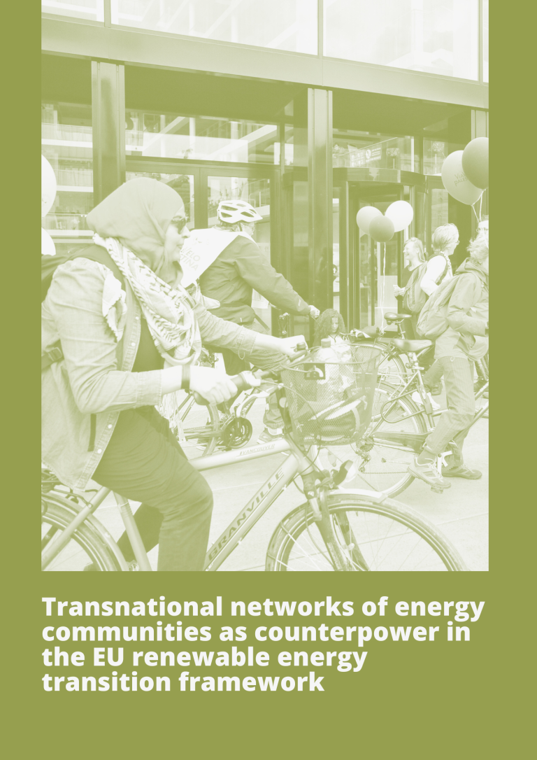 Transnational networks of energy communities as counterpower in the European Union renewable energy transition framework